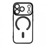 ELECTRO MAG COVER mbris, hilduv MagSafe'iga IPHONE 17 Pro jaoks, must