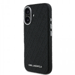 Karl Lagerfeld Puuvillane PU korduv logo MagSafe kaas Apple iPhone 16-le
