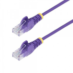 StarTech.com 2m lilla kitsas CAT6 Ethernet-kaabel, snagless, 100W PoE, UTP, LSZH, 28AWG puhas paljaskivistutjuhe, kitsas RJ45 vrgupatchkaabel koos koormusleppega, individuaalselt testitud