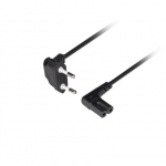 LANBERG CEE 7/16 kuni IEC 320 C7 Euro (raadio) toojamoon, 3 m, nurganurk, VDE | CA-C7CA-12CC-0030-BK