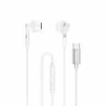 Dudao X3Pro valge USB-C krvaklapid Juhtmega krvasse krvaklapid Helistamiseks/Muusika/Spordi/Igapevaseks kasutamiseks USB Type-C