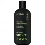 Attitude Super Leaves Matcha AND Bergamot ampoon ja hooldev conditioner - meeste tugevustundlik 2in1 ampoon ja konditsioneer 415ml