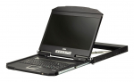 Aten 1U Short Depth USB VGA Single Scandinavian Keyboard