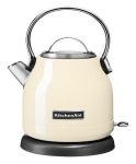 KitchenAid 5KEK1222EAC elektriline veekeetja 1,25 L 2200 W Must, Kreemjas, Roostevaba teras
