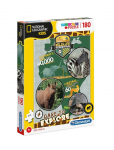 Clementoni National Geographic Kids, Loomade Ekspedeerimine, Puzzle, ldine, 7+ aastat, 180 tk