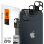 Spigen Optik.Tr iPhone 14/14 Plus kaamera objektiiv, 2 tk/2 tk, must/black, AGL05274