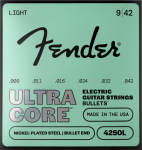 Fender Ultracore Bullets 4250L kitsapindne keeled, nikkeldatud teras, Bullet-pea .009.042 (073-3250-503)