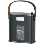 USAMS Poweripank 80000mAh 130W 2C+3AQC3.0+PD kiire laadimine must/black STXLOGTC01 (US-CD196) + USB-C USB-C kaabel 100W 2m