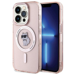 Karl Lagerfeld KLHMP15XHFCCNOP iPhone 15 Pro Max 6.7" rowy/pink kvakott IML Choupette MagSafe