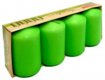 PROVENCE Candles Light Green 5x9cm 4pcs