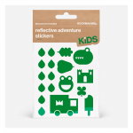 Reflective stickers for children BOOKMAN Reflective Adventure Stickers, Green