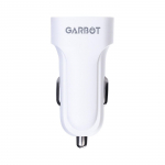 Garbot Grab AND Go Dual USB Car Charger 10W White