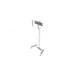 EDBAK | Floor stand | TR5E | Trolleys AND Stands | 42-65 " | Maximum weight (capacity) 50 kg | Black