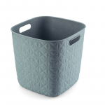 Curver Softex korv ruudukujuline 15L 27,9x27,9x26,9cm sinimustvalge