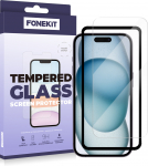FoneKit -panssarilasi, iPhone 15 / 15 Pro (iPhone 15 selge)