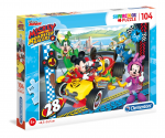 Clementoni Miki ja Auto, Puzzle, Unisex, 5+ aastat, 104 tk