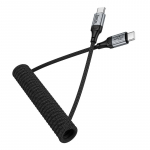 USB-C kaabel Hoco PD 3A, 1,5 m, X121, must
