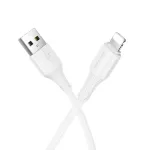 USB A kabel, 2,4A, 1 m, X120 valge