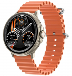 Rubicon RNCF15 Smartwatch / titaan/oranis