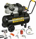 STANLEY OIL COMPRESSOR. 50L FMXCM0083E DV2 FATMAX MUST 400/10/50 + KOMPLET
