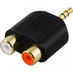 Intos InLine 2 x RCA emane - 3,5 mm isane -adapter (AA-25)