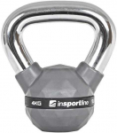 Insportline Rubber-Coated Kettlebell PU 4 kg
