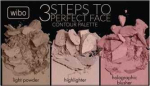 Wibo WIBO_3 Steps to Perfect Face Contour Palette contour palette