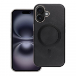 GENTLEMAN MAG COVER lekate MagSafe'iga IPHONE 16 musta vrvi jaoks