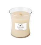 Woodwick Vanillevi scentsed kandle krge puu tulega 275 g