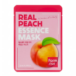 FARMSTAY Real Peach Essence Mask 1 tk