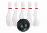 LEAN Toys Classic Bowling Set Two Balls 10 Pins Skill Game