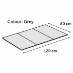 FLAMINGO FLMG atvsinos pakljs dzvniekiem AND quot;FRESK DROP GREY AND quot; XXL 120x80 cm 52