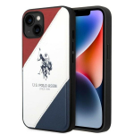 U.S. Polo Assn. US Polo USHCP14MPSO3 iPhone 14 Plus / 15 Plus 6,7" biay/white Tricolor Embossed