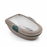 Cat toilet Furba Chic 59x39x22cm light grey|green