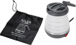 Adler AD 1370UK silikoonist veekeetja 0,6 l - reisi- - hendkuningriigi pistik