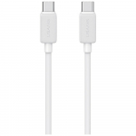 USAMS KY seeria US-SJ696 60W USB-C USB-C kaabel, 2 m, valge