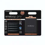 PANASONIC Eneloop PRO AAA 930mAh 4 tk + karp