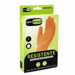 GIOSTYLE Multifunktsionaalsed ja vastupidavad naturaalsed latekskindad oran S|7 suurus 31x9,5x0,5cm