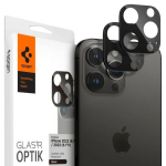 Spigen Optik.Tr Camera iPhone 14 Pro/14 Pro Max/15 Pro/15 Pro Max Lens 2szt./2pcs czarny/black AGL05273