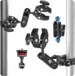 . Mocowanie Uchwyt Imado Magic Arm 2x Klips Zacisk + Gowica 3d 1/4"" / Ulanzi C017 / C046gbb1