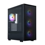 ZALMAN S6, ATX Mid Tower arvutikorpus, 3 x 140mm FRGB ventilaatorit, 1 x 120mm FRGB ventilaator, Must