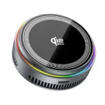 XO wireless inductive charger QI2.2 CX043 magnetic gray with LED and cooling