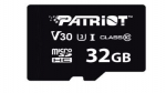 PATRIOT MicroSDHC kaart 32GB VX V30 C10 UHS-I U3