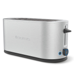 TAURUS Toaster Two Slot Long Stainless Steel