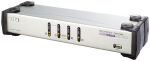 Aten 4 port USB Dual KVM, Support one PC with Two Display