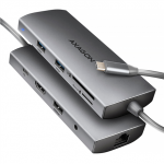 AXAGON USB-C 9-in-1 5GBPS/0.2M HMC-8HLSA