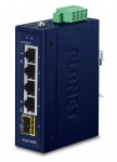 Planet IP30 Compact size 4-Port 10/100/1000T + 1P 100/1000X