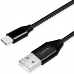 Logilink USB 2.0-kaabel USB/USB-C 30 cm