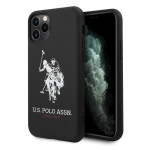 U.S. Polo Assn. US Polo USHCN65SLHRBK iPhone 11 Pro Max tarna/must Silikoonkollektsioon
