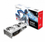 SAPPHIRE Radeon RX 9070 XT Pure (valge, RDNA4, GDDR6, 2x DisplayPort, 2x HDMI 2.1)